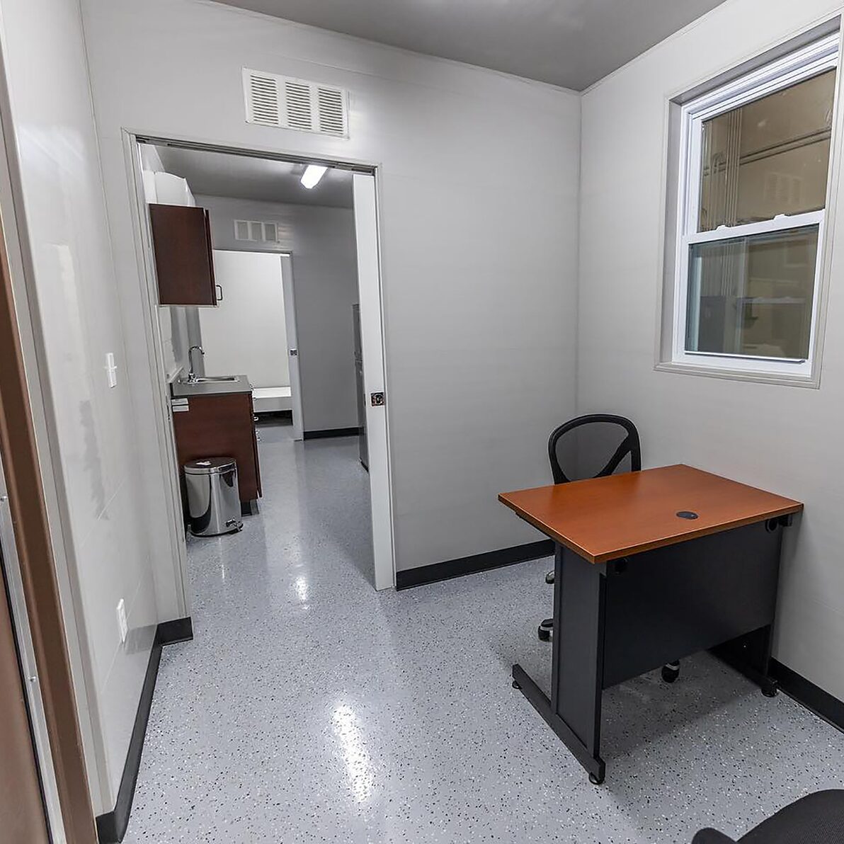Trusscore wall&ceilingboard installed in commercial healthcare facility