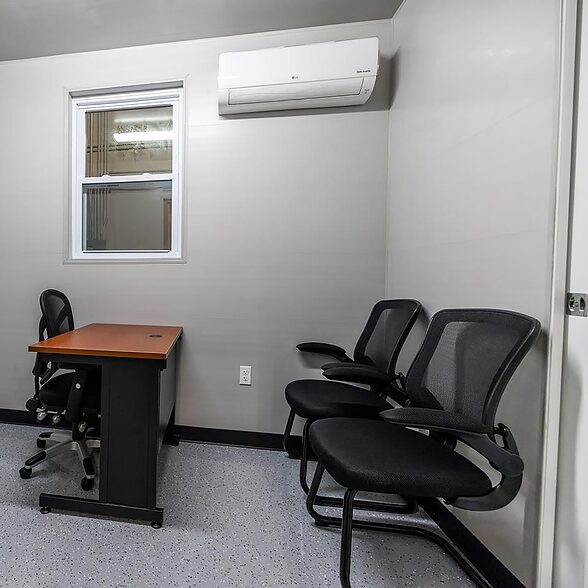 Trusscore wall&ceilingboard installed in commercial healthcare facility