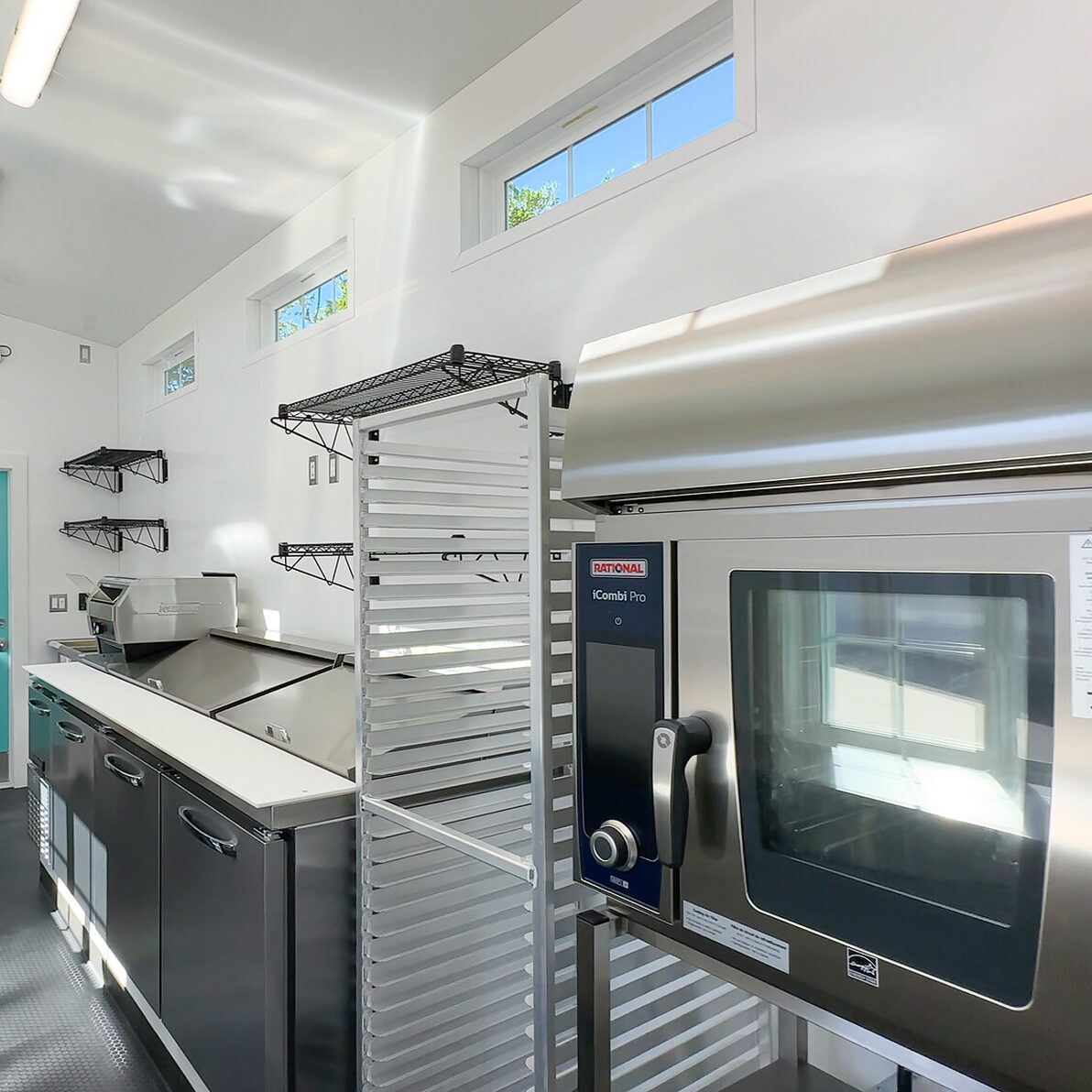Trusscore Wall&CeilingBoard in a Commercial Kitchen Food Truck