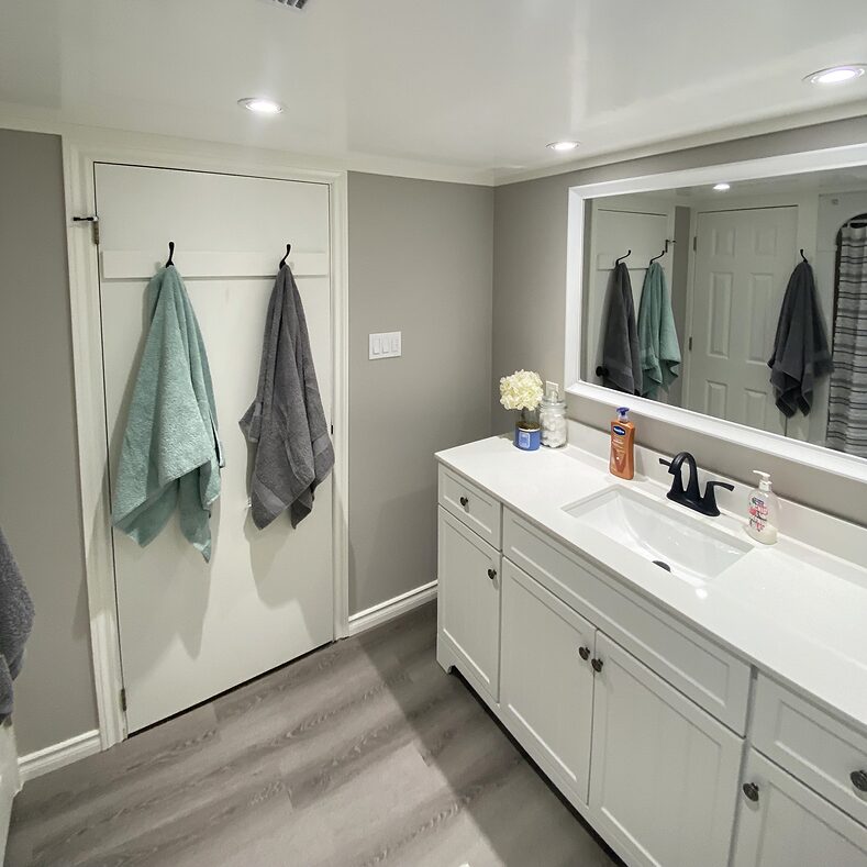 Trusscore Wall&CeilingBoard on Residential Bathroom Ceiling
