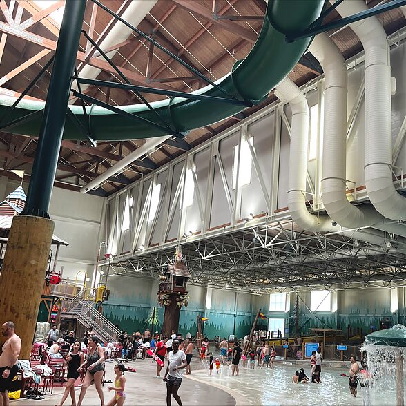 Trusscore Wall&CeilingBoard in a Water / Amusement Park