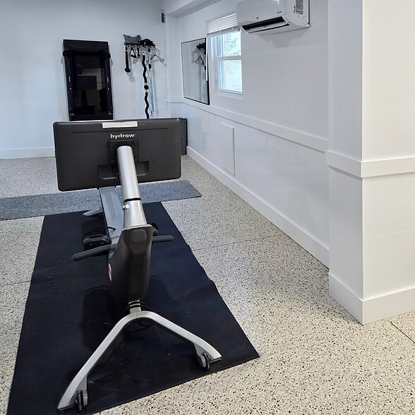 Trusscore Wall&CeilingBoard in Residential Basement and Home Gym