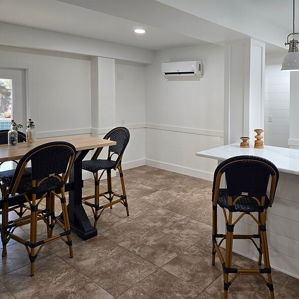 Trusscore Wall&CeilingBoard in Residential Basement