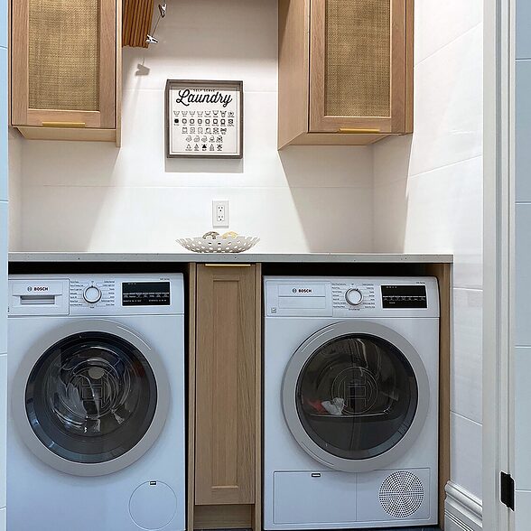 Trusscore Wall&CeilingBoard in Residential Laundry Room