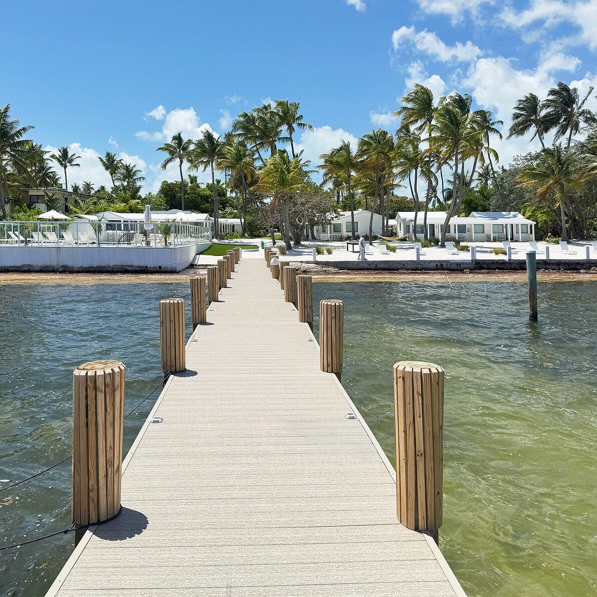 DockDeck by Trusscore used on a Marina Resort Dock