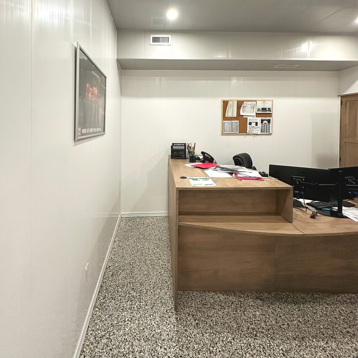 Trusscore Wall&CeilingBoard in Commercial Office Space