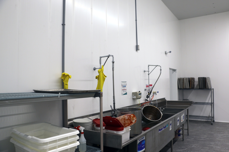 Trusscore in a Commercial Kitchen 