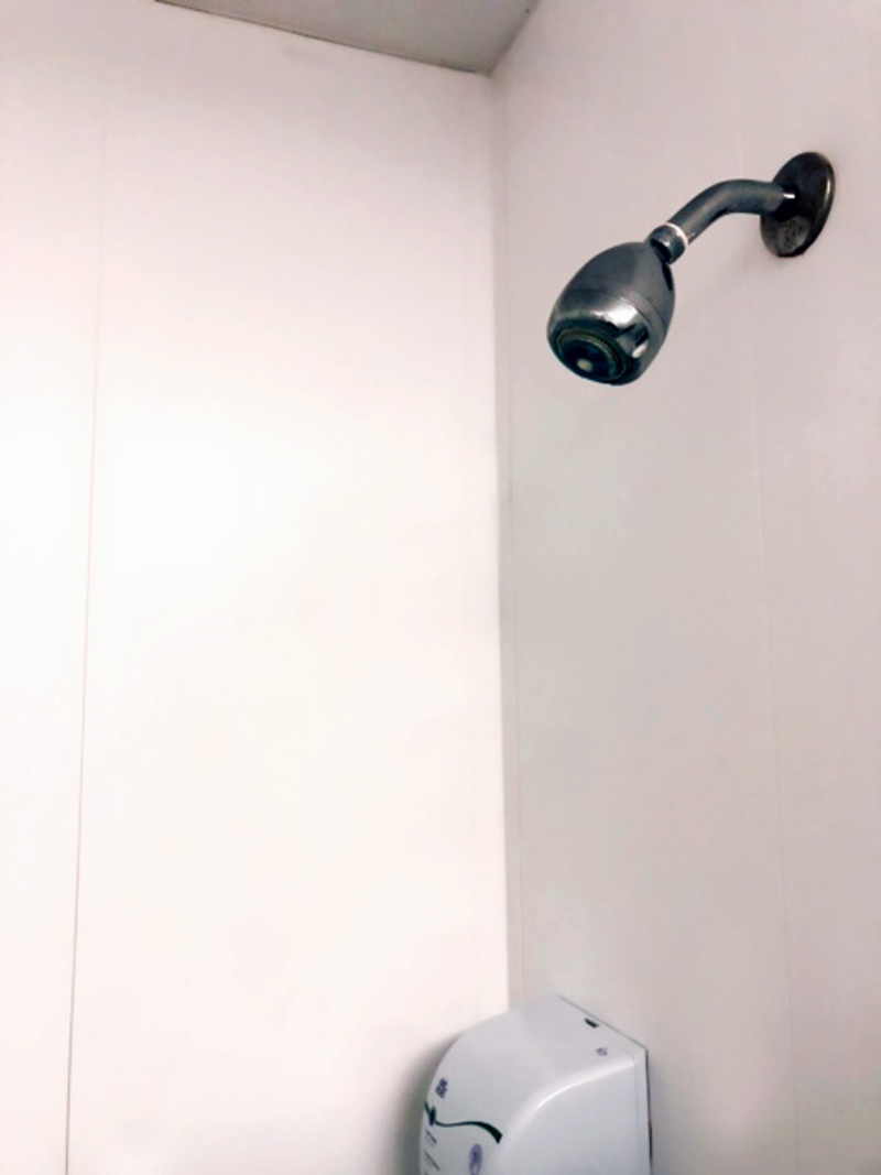 Trusscore in Recreation Facilities - Shower 