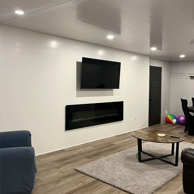 Trusscore Wall&CeilingBoard for Basement Walls