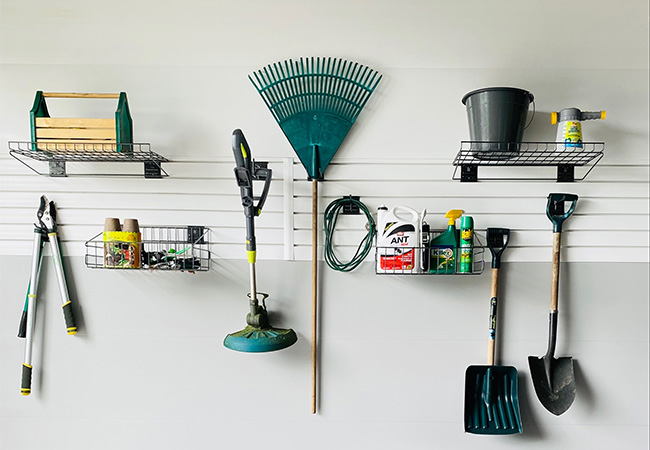 mid-range garage tool storage ideas