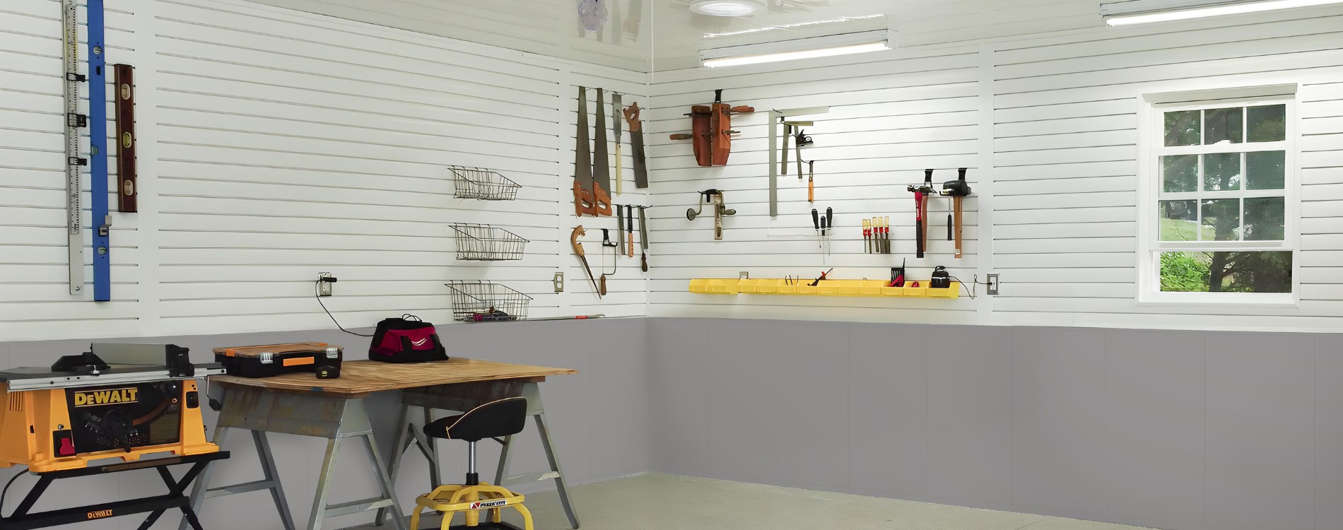 How Can Trusscore SlatWall Improve Garage Organization?
