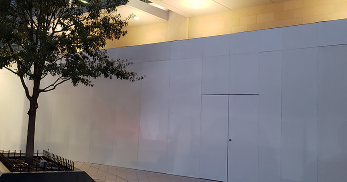 Temporary Partition Walls for Construction Trusscore