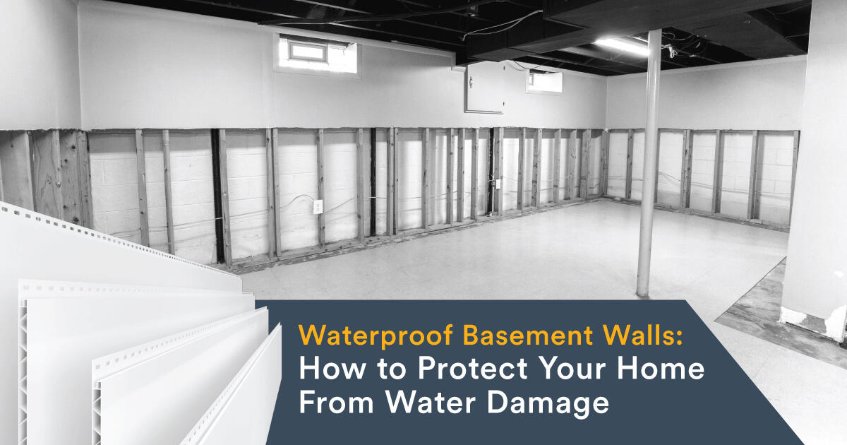 Waterproofing Basement Walls with PVC Wall Panels - Trusscore