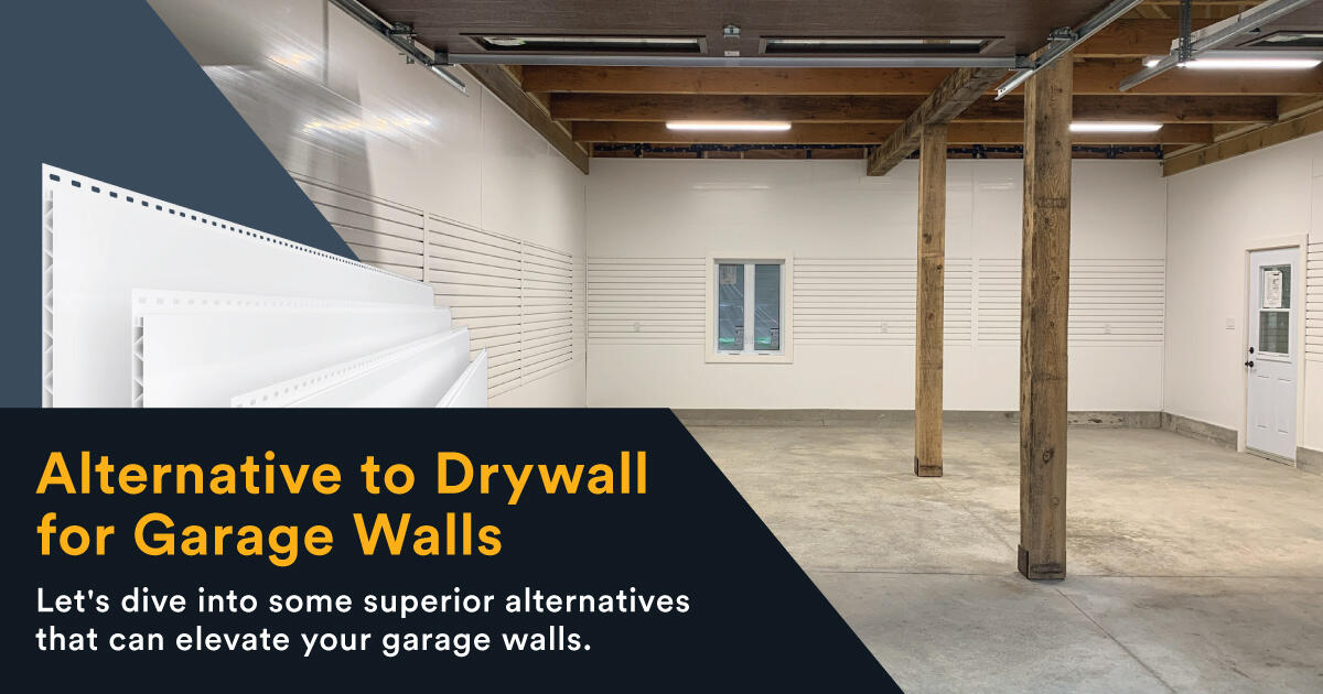 Best Alternatives to Drywall for Garage Walls - Trusscore