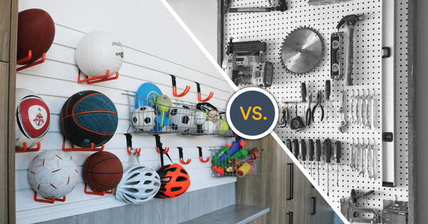 Slatwall vs. Pegboard: What is the Better Storage Solution? 