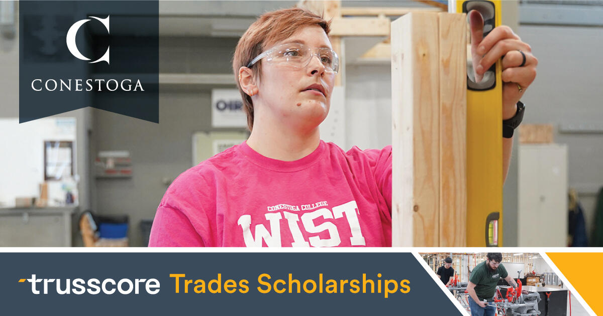 Trusscore to Fund TradeSchool Scholarships for Conestoga College