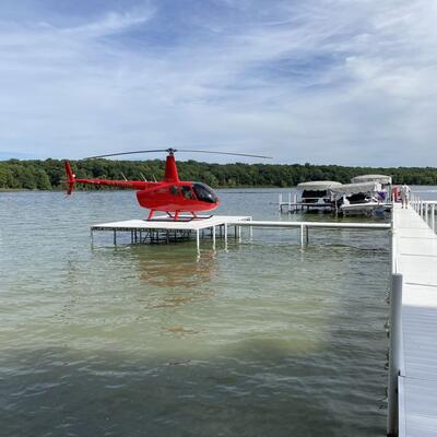 Lake James Helicopter Pad Dock