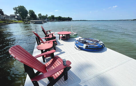 Trusscore DockDeck on a Lake