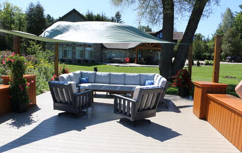DockDeck by Trusscore in a Residential Dock and Deck