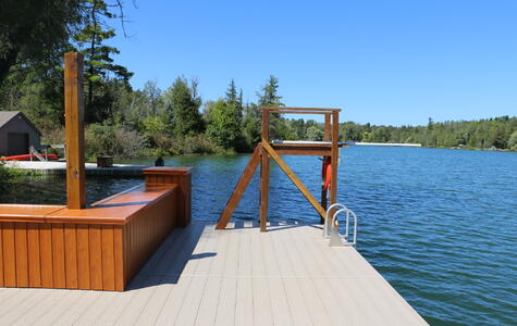 DockDeck by Trusscore in a Residential Dock and Deck