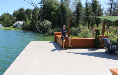 DockDeck by Trusscore in a Residential Dock and Deck