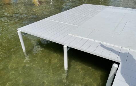 DockDeck by Trusscore on a Residential Dock and Helicopter Pad