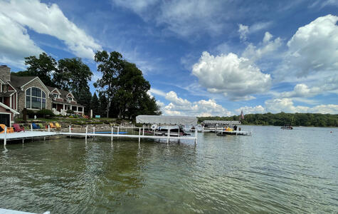 DockDeck by Trusscore on a Residential Dock and Helicopter Pad