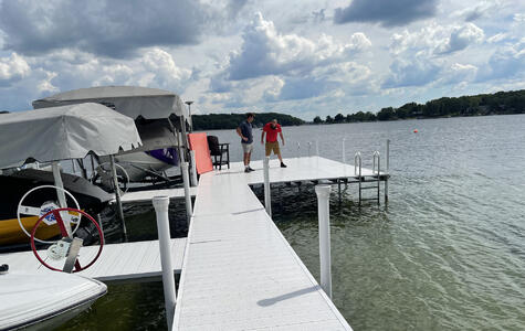 Lake James DockDeck Helicopter Pad