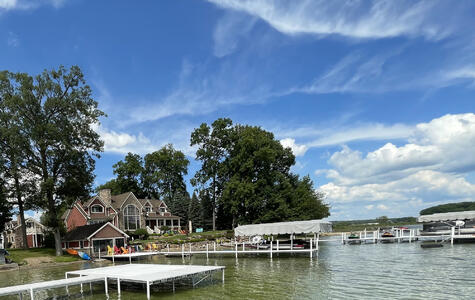 DockDeck by Trusscore on a Residential Dock and Helicopter Pad