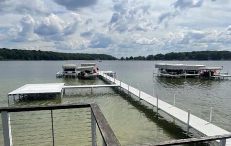 DockDeck by Trusscore on a Residential Dock and Helicopter Pad