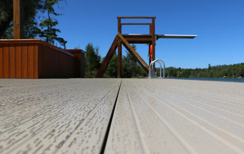 DockDeck by Trusscore in a Residential Dock and Deck