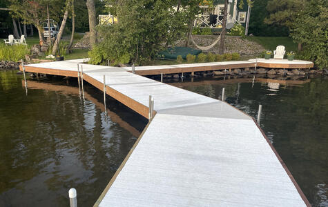 DockDeck by Trusscore at Waterfront Cottage