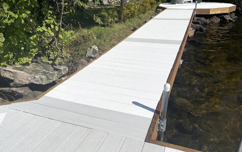 DockDeck by Trusscore at Waterfront Cottage