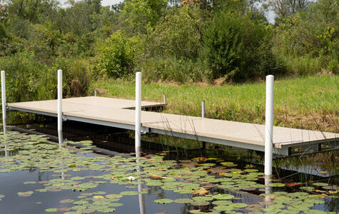 DockDeck by Trusscore in a Residential Dock and Deck