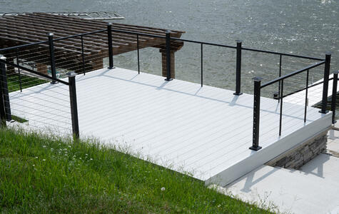 DockDeck by Trusscore in a Residential Dock and Deck