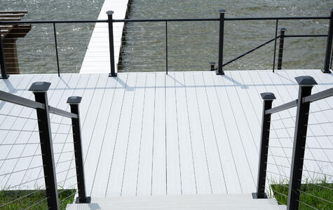 DockDeck by Trusscore in a Residential Dock and Deck