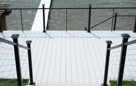 DockDeck by Trusscore in a Residential Dock and Deck