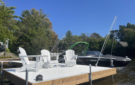 DockDeck by Trusscore on Residential Dock
