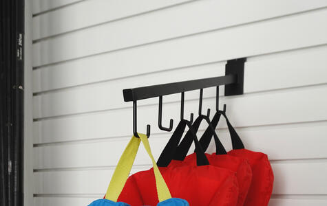 Trusscore SlatWall in Residential Boathouse