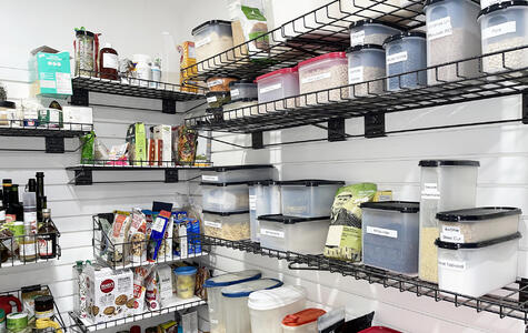 Trusscore SlatWall in a Residential Pantry