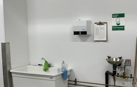Trusscore wallandceilingboard installed on the walls and ceiling of poultry farm