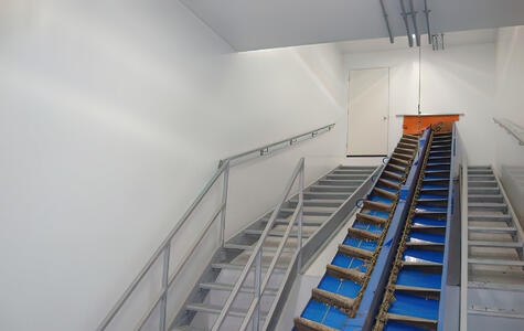 Trusscore wallandceilingboard installed on the walls and ceiling of poultry farm
