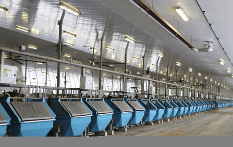 Trusscore Wall&CeilingBoard in a Agricultural Dairy Facility