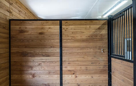 Wall&CeilingBoard in an Agricultural Horse Stable