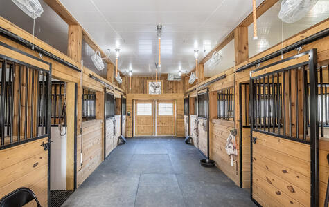 Trusscore Wall&CeilingBoard in an Agricultural Horse Stable