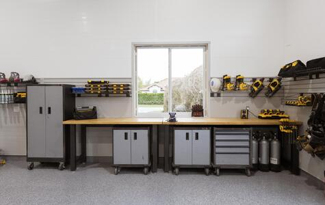 Trusscore Wall&CeilingBoard and SlatWall in Commercial Air Hangar