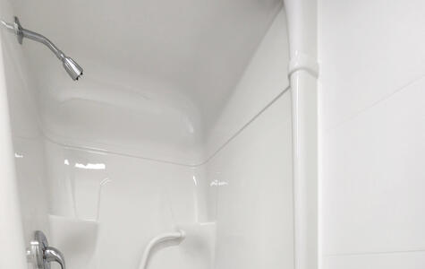 Trusscore Wall&CeilingBoard in a Commercial Bathroom