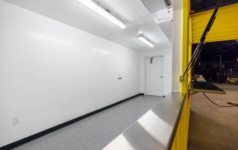 Trusscore Wall&CeilingBoard in Stationary Serving Canteen