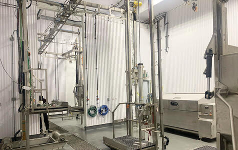 Trusscore Wall&CeilingBoard and RibCore in a Commercial Food Processing Facility