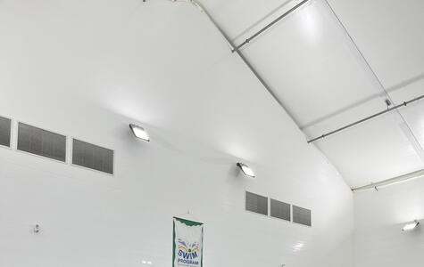 Trusscore Wall&CeilingBoard in a Commercial Indoor Pool